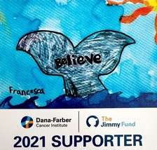 Dana Farber Cancer Institute Magnet Jimmy Fund Supporter 2021 Whale Beli... - $27.28 CAD