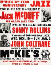 John Coltrane - Sonny Rollins - 1962 - Chicago IL - Concert Poster - £7.98 GBP+