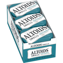 ALTOIDS Smalls Wintergreen Breath Mints Sugar Free Hard Candy Bulk, 0.37 Oz Tin  - £21.65 GBP