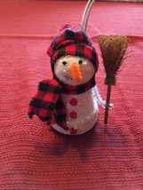 Cute  Snowman - Christmas Tree Ornament / Holiday Decor Figure - £3.92 GBP