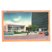 Vintage Postcard United Nations Plaza New York City General Assembly Secretariat - £11.21 GBP