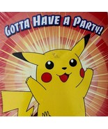 Pokémon Pikachu Birthday Invitation Cards NOS New Sealed Vintage 10 Card... - $68.37 CAD