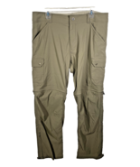 Kuhl Convertible Pants Size 36x31 Mens Zip Off Brown Softshell Stretch G... - $1,118.29 MXN