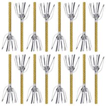 Silver &amp; Gold Fringed Blowouts for Party Favors and Birthday Accessories... - $8.99