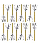 Silver &amp; Gold Fringed Blowouts for Party Favors and Birthday Accessories... - £7.05 GBP