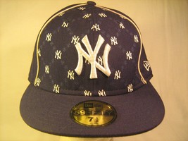 Men's Cap Mlb New York Yankees 59FIFTY Size 7 1/2 Blue New Era [M3d] - £18.70 GBP