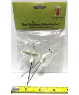 Fairy Train Garden Sandhill Crane Miniature Fiddlehead Georgetown Dioram... - £7.03 GBP