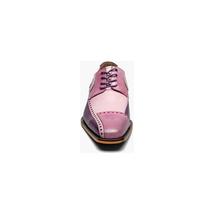 Stacy Adams Plaza Modified Cap Toe Oxford Shoes Leather Purple Multi 25608-540 image 6