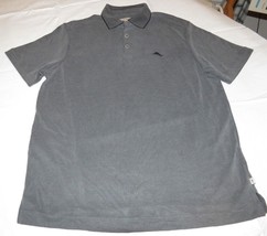 Mens Tommy Bahama short sleeve polo shirt Black TB221751M Small S - $41.17