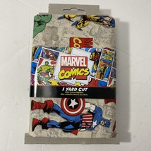 Marvel Comics Fabric 100% cotton 1 yard 36in x44in (91.44cm x111.76cm) - £5.72 GBP
