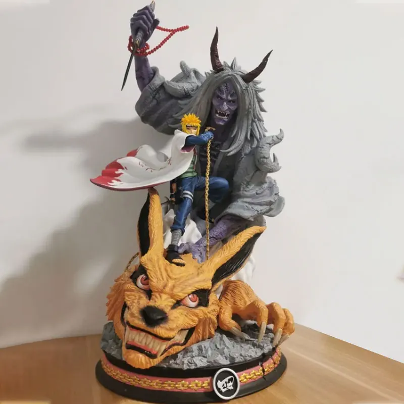 Naruto Action Figure Namikaze Minato Figurine Naruto Statue Yondaime Hokage - $60.00+