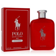 Polo Red by Ralph Lauren Eau De Parfum Spray 4.2 oz for Men - £55.12 GBP