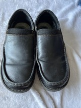 Born Men&#39;s 9.5 M Black Leather Slip-On Shoe Loafer  - Classic Comfort - £26.72 GBP