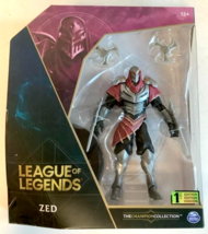 NEW Spin Master 6062261 League of Legends ZED 6&quot; Figure with Accessories - £7.08 GBP