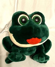 Smooching Sound Kissing Frog Plush by Russ 11x11 Inches Fun Gift For All Ages - £12.76 GBP