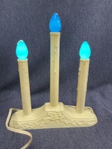 Vtg 3 Light Candolier Electric Christmas Candelabra Candle Bulbs Not Included - £7.78 GBP
