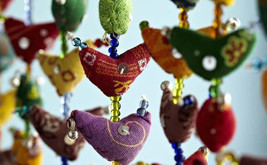 Rastogi Handicrafts Decorative Ornament Hanging 30 Bird String Tota Traditional - £19.84 GBP
