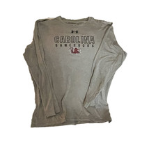 South Carolina Gamecocks Men&#39;s Long sleeve T-shirt Sz Large Under Armour Gray - £14.78 GBP