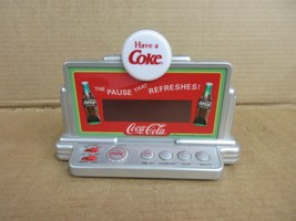 Vintage Coca Cola Digital Alarm Clock Night Light Have A Coke 1990s - £21.05 GBP