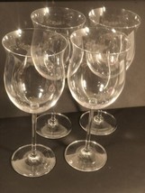 4 Waterford Crystal Stemware Marquis Wine Glasses Goblets 10&quot; tall Tulip... - $197.98