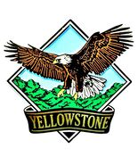 Yellowstone National Park with Eagle Fridge Magnet - $7.99