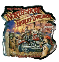 HARLEY DAVIDSON DEALERSHIP PIN MIKE BRUNO&#39;S NORTH SHORE SLIDELL LA (LOUI... - $187.98 MXN