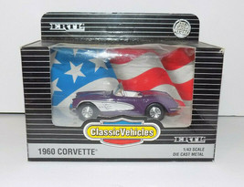 Ertl Classic Vehicles 1960 Chevy Corvette Convertible 1:43 Diecast Metal... - £9.23 GBP