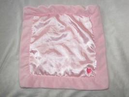 An item in the Baby category: Carters Precious Firsts Pink Girls Satin Heart Blanket 14x14" Security USED