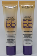 L&#39;Oréal Magic Skin Beautifier BB Cream 814 Medium Moyen 1.0 fl oz Lot of 2 - $29.67