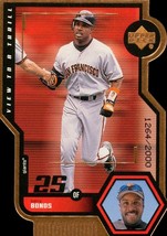 1999 Upper Deck View To A Thrill Doubles Barry Bonds 25 Giants 1264/2000 - £7.85 GBP