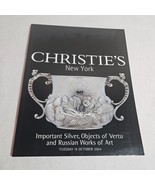 Christie&#39;s Important Silver Objects of Vertu Russian Works of Art Oct. 1... - £23.93 GBP