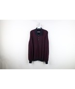 Vtg 90s Brooks Brothers Mens L Faded Heavy Cotton Knit Striped Collared ... - $1,465.03 MXN