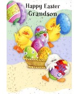 Happy Easter Grandson - Easter Greeting Card - 22678 - $54.54 MXN