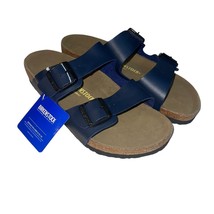 Birkenstock Arizona Birko-Flor Navy Blue Sandal Shoes Women&#39;s 10 (41) or... - $84.99