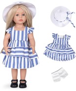 Rakki Dolli Doll Clothes and Accessories 3 Pc. Set Includes 1PC Blue and... - £15.71 GBP