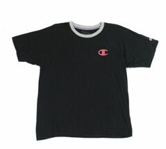 Champion Men's Cotton Pajama T-Shirt in Black- Size Medium - $17.99