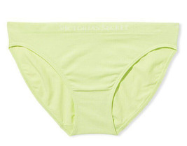 M Soft Lime Pear Chartreuse Green LOGO Seamless Victorias Secret Bikini Panty - £8.64 GBP
