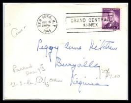 1945 US Cover - New York, NY to Berryville, Virginia X9 - £2.21 GBP