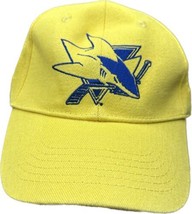 San Jose Sharks &amp; Trojans Rare Yellow Hat Cap Adjustable - £15.46 GBP