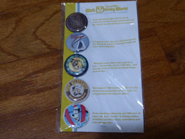 Disney Trading Broches Walt Disney Monde Broche Bouton Ensemble 5 WDW 40th - $32.36