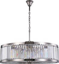 Pendant Light CHELSEA Traditional Antique 10-Light Crystal Clear Polished - £2,397.80 GBP