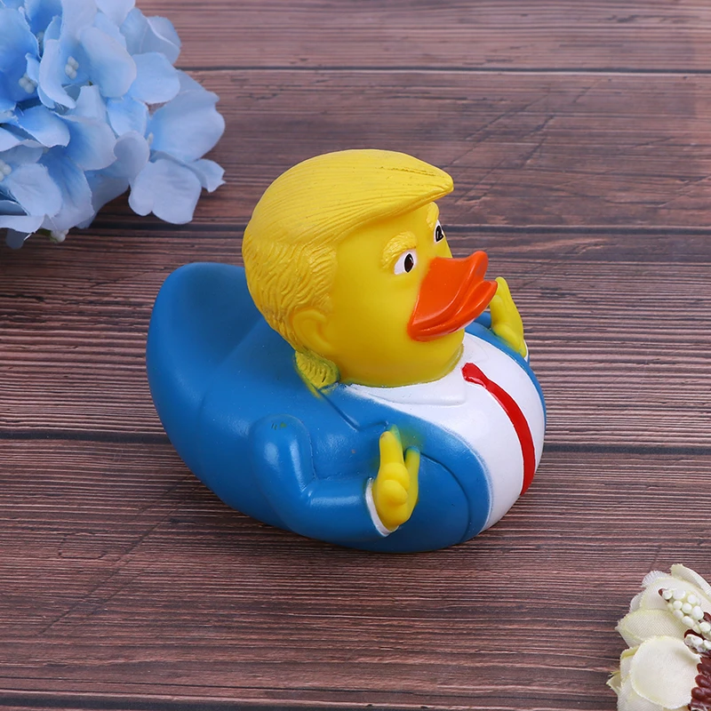 Trump Rubber Duck Bath Toy Shower Water Floating US President Baby Toy W... - $8.40+