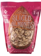 Member&#39;s Mark Sliced Almonds (2 lbs.) SHIPPING THE SAME DAY - $15.35