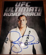 Signed Autographed 8 x 10 Photo ROYCE GRACIE MMA UFC Picture PROOF - €51,57 EUR