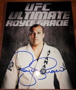 Signed Autographed 8 x 10 Photo ROYCE GRACIE MMA UFC Picture PROOF - £46.71 GBP