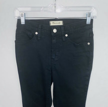Madewell Womens 25 P Petite 9 Inch Black High Rise Skinny Black Jeans - £28.24 GBP