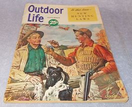 Outdoor Life Sporting Fishing Hunting Magazine J F Kernan Cover September 1950 - $7.95