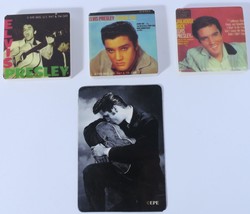 4 Elvis Presley Album Cover Fridge Magnets Thick Ceramic Refrigerator Art King - £18.83 GBP