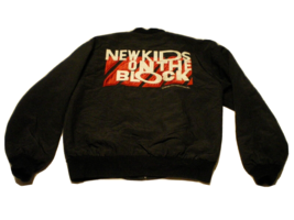 New Kids On The Block Vtg 1989-&#39;90 Nkotb Hangin&#39; Tough World Tour Jacket Small S - £70.52 GBP