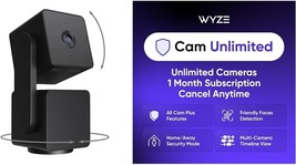 Cam Pan V3 Black 2-Pack Cam Unlimited Monthly, Covers Unlimited Cameras, Auto-Re - £63.23 GBP